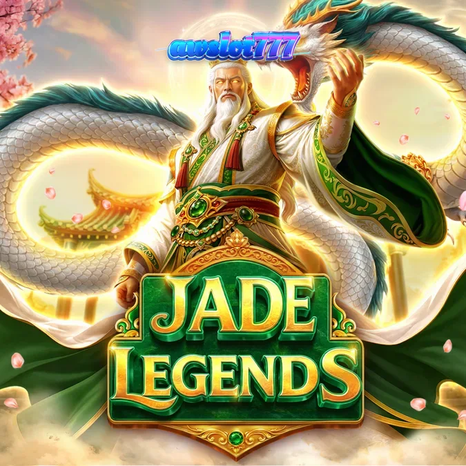 Tampilan grid 7x7 pada slot Jade Legends dengan simbol bertema oriental